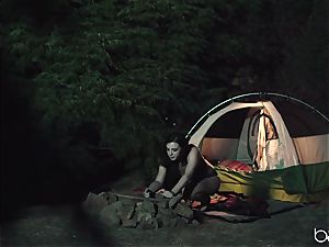 teenage slut loves camping and outdoor pounding