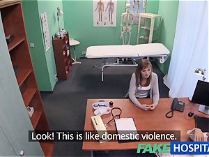 FakeHospital physician creampies sumptuous cock-squeezing snatch